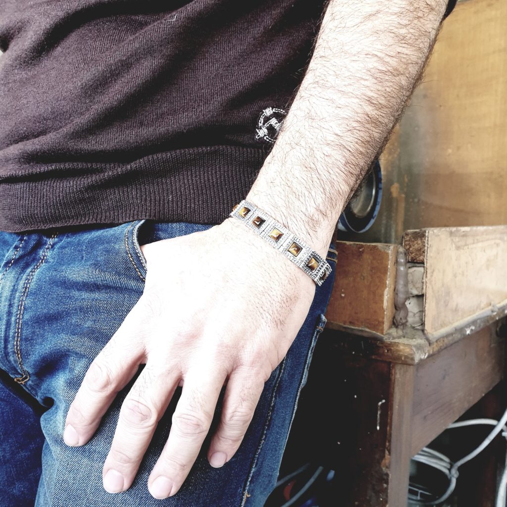 How Men Can Style Sterling Silver Bracelets